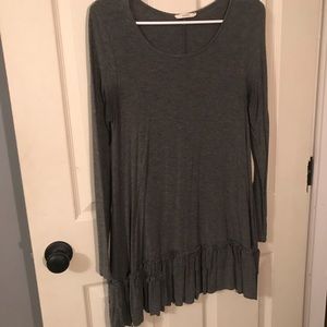Long Ruffle Shirt